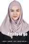 Хиджаб READY-TO-GO шик1(с чалмой) пудра,с монистой
