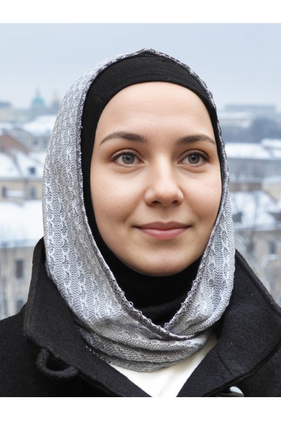 Капюшон АЖУР грей