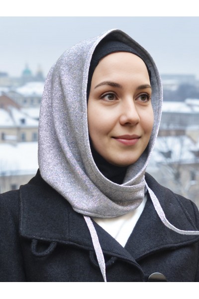 Капюшон СЕРЕБРО трикотаж