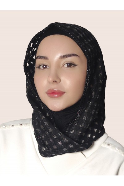 Капюшон СЕТКА шерсть черный