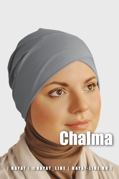 Шапочка ЧАЛМА шик светло-серый