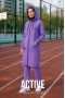Костюм ACTIVE zip фиолет
