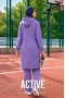 Костюм ACTIVE zip фиолет