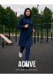 Костюм ACTIVE zip сапфир