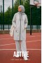 Костюм ACTIVE zip серый