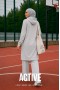 Костюм ACTIVE zip серый