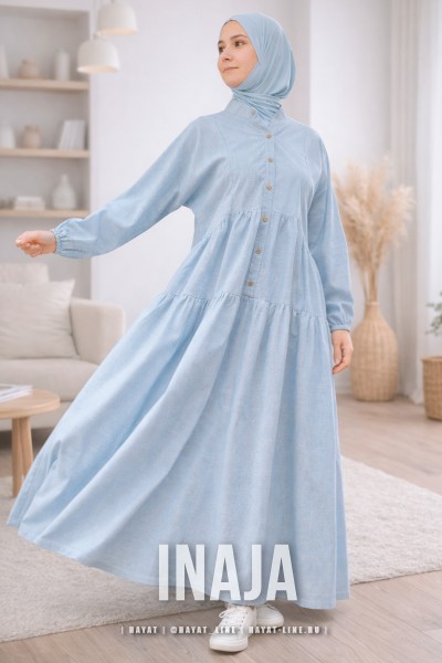 Платье ИНАЯ хлопок полоска