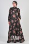 Платье ЛАНА джерси цветы