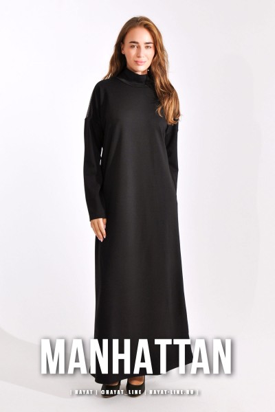 Платье MANHATTAN джерси черный